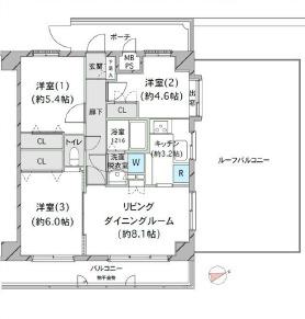 アーバニーハイツ川口本町（304） 間取り図画像