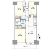 イトーピア川口マンション（302） 間取り図画像