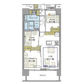 オーベルタワー川口コラージュ（2303） 間取り図画像