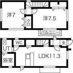  間取り図写真