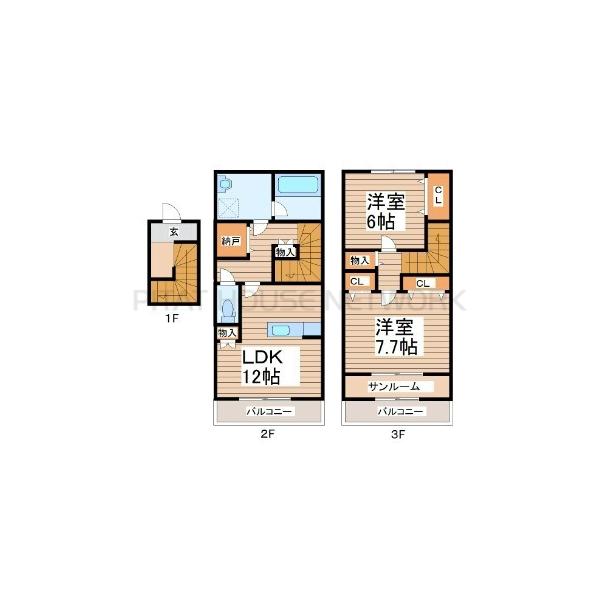 203号室の間取