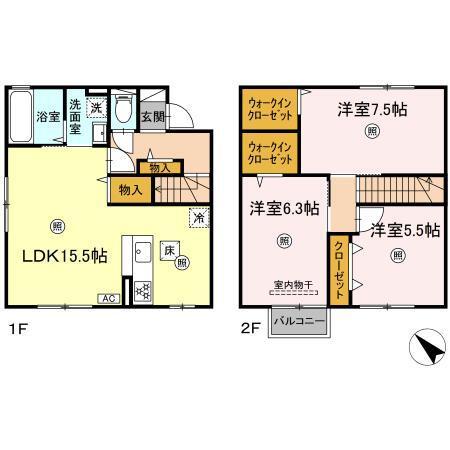  間取り図写真
