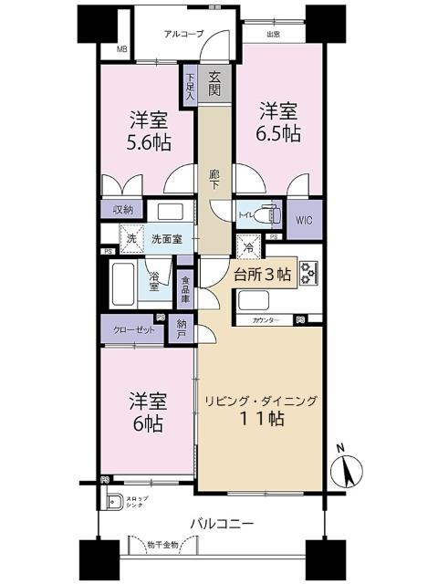 概略図です。現況と相違する場合は現況優先とさせていただきます。