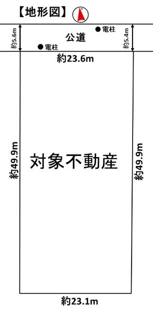 概略地形図です。