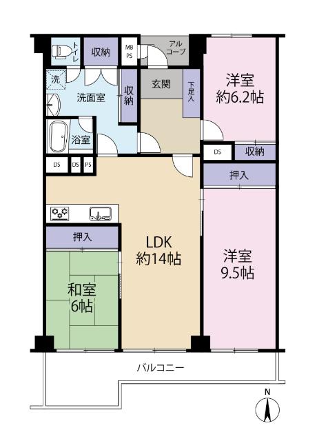 概略図です。現況と相違する場合は現況優先です。