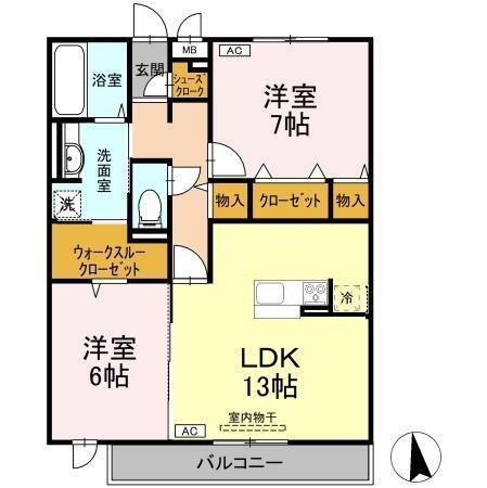トルビヨン（307） 間取り図画像
