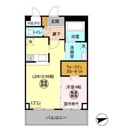 グランアコールⅡ（201） 間取り図画像