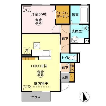 清流の杜　桜（103） 間取り図画像