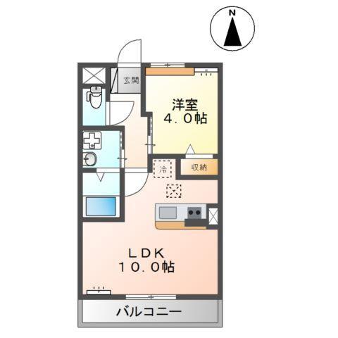 エヴァーヒルズ 間取り図画像