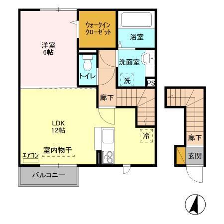 アルヴェアーレⅡ（203） 間取り図画像