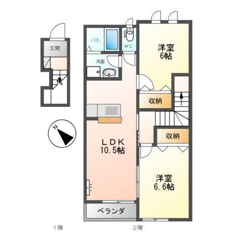 K.H.ヒルズ 間取り図画像