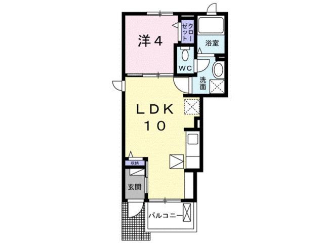 グリーンステージⅢ番館（101） 間取り図画像