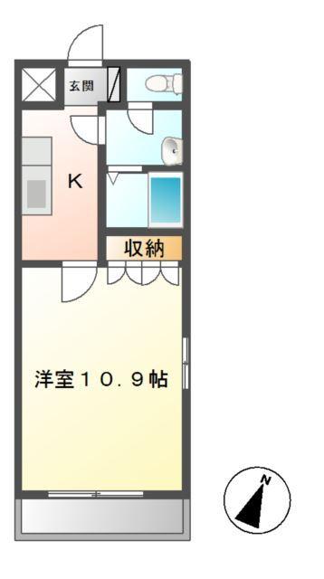 FLORAISON（フロレゾン） 間取り図画像