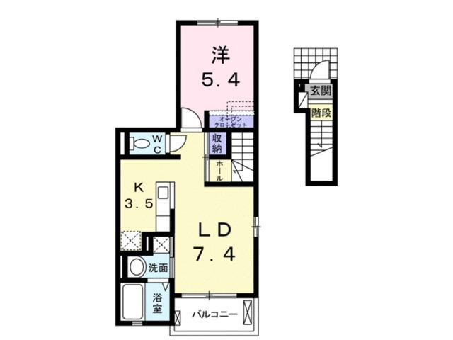 木村ロイヤルマンションⅦ（201） 間取り図画像