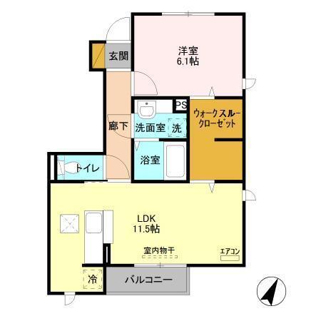 ルーチェ（101） 間取り図画像