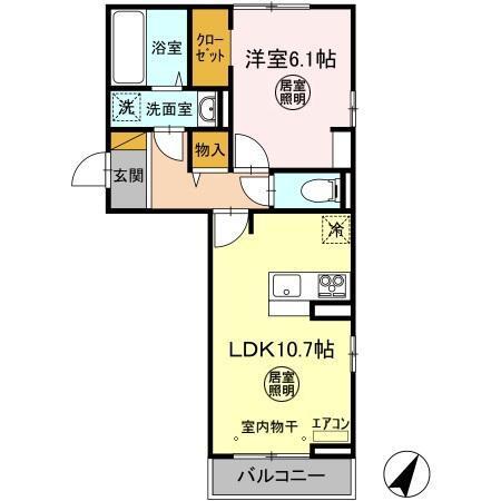 Amalfi（301） 間取り図画像