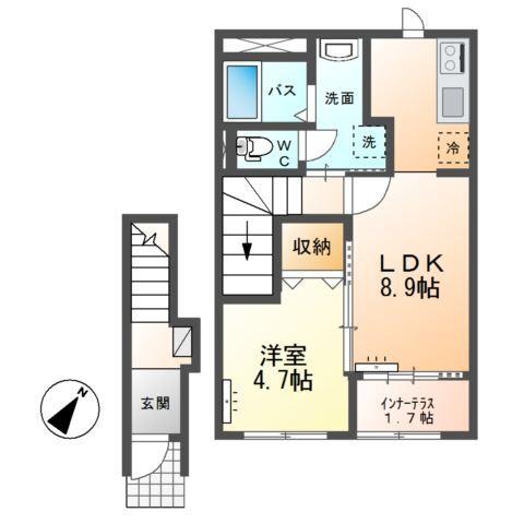 シルクⅡ 間取り図画像