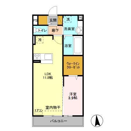 ハイライズ学園の森（202） 間取り図画像