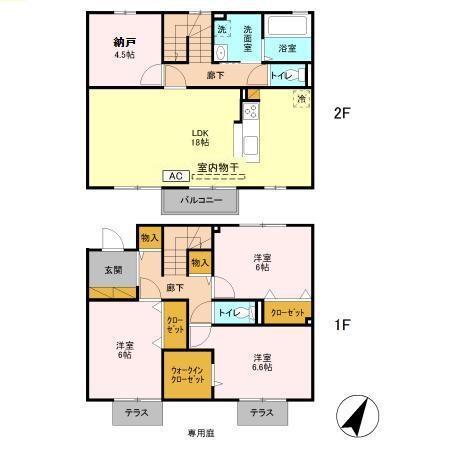 NJ-WAKANA（101） 間取り図画像