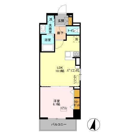 エキスポコンフォート　Ⅱ（316） 間取り図画像