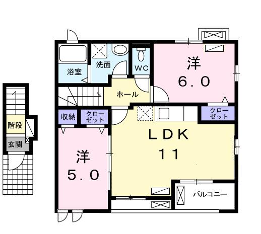 ミニョン　ビエラ（202） 間取り図画像