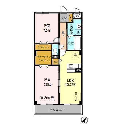 グラン・テール（106） 間取り図画像