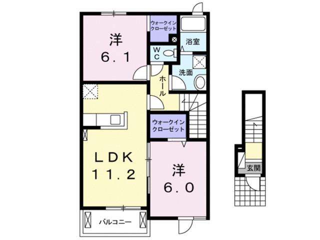 ブリランテ　Ⅱ（202） 間取り図画像