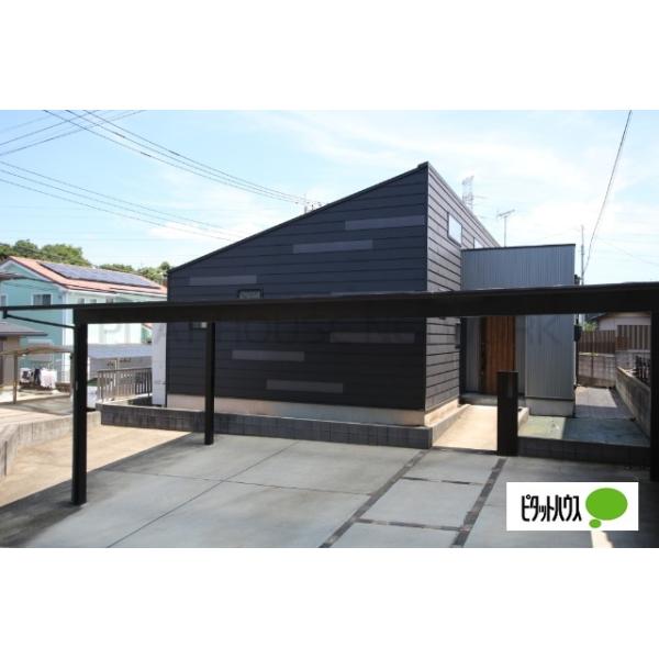 モダンなシルエットを醸し出す片流れ屋根のすまい