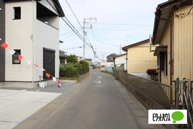 ケイアイリガーレ＊土浦市木田余西台（全1棟） 前面道路含む現地写真