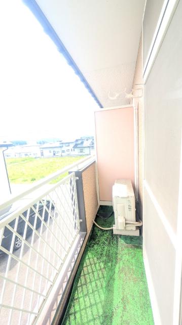 北上市上野町アパート バルコニー