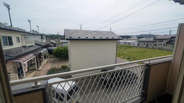 北上市上野町アパート 眺望