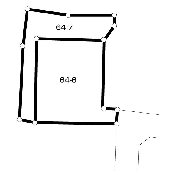 和賀町藤根15地割分譲地 区画図