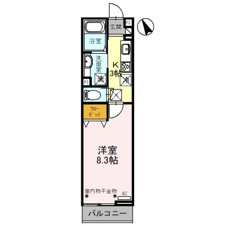 Poco a Poco（102） 間取り図画像