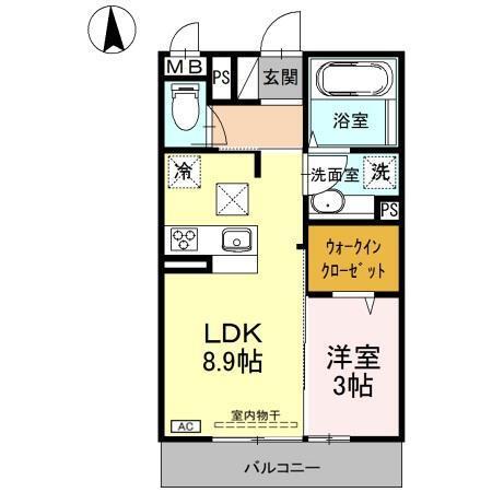 ヴィラグランデⅡ（110） 間取り図画像