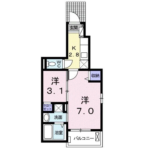 フォーレスト（101） 間取り図画像