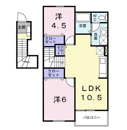 ＬＡＵＲＥＬ（202） 間取り図画像