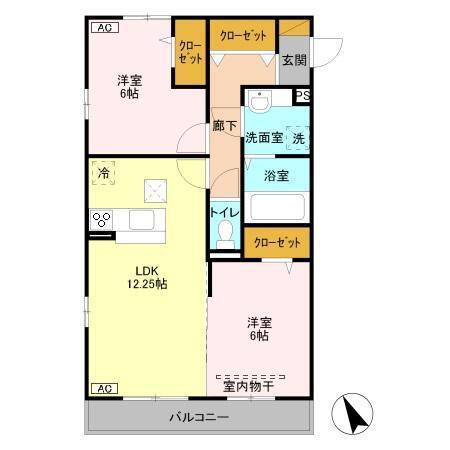 プレミールメゾン（103） 間取り図画像