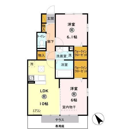 ルミエル　Ｓ（101） 間取り図画像