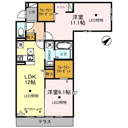  間取り図写真