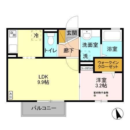 ロンサール（203） 間取り図画像