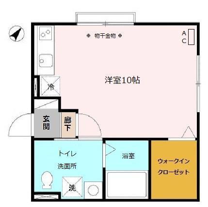 リバーパーク（201） 間取り図画像