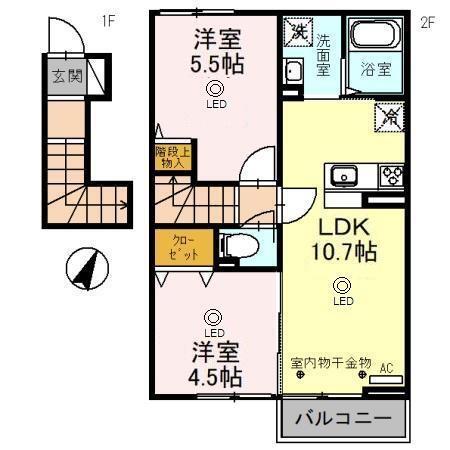  間取り図写真