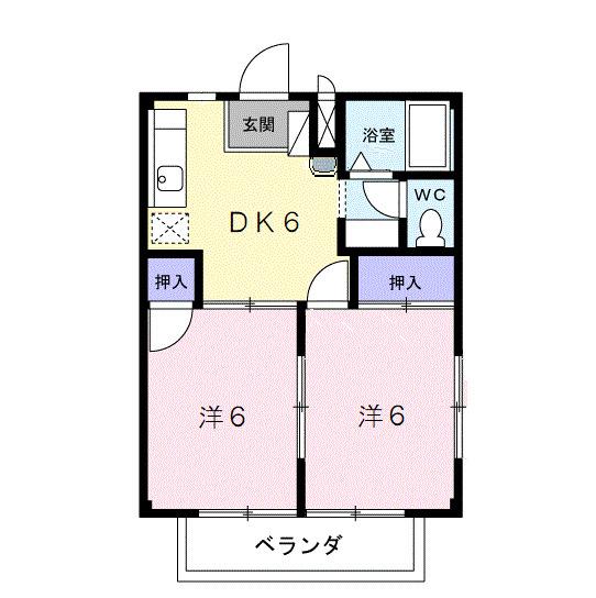 ダイヤモンドヴィレッジ（101） 間取り図画像