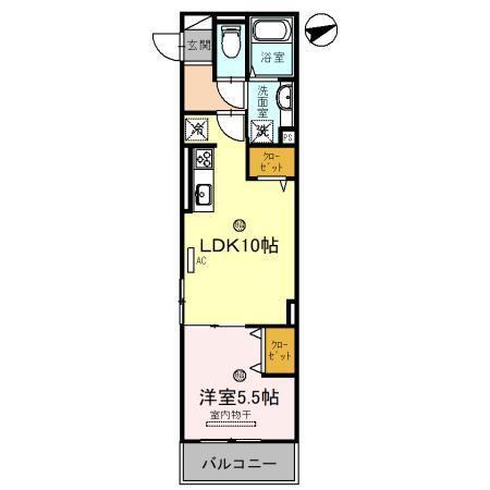サルターレ（203） 間取り図画像