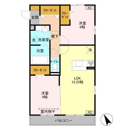 プレミールメゾン（301） 間取り図画像