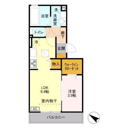 カーサリリオ（102） 間取り図画像