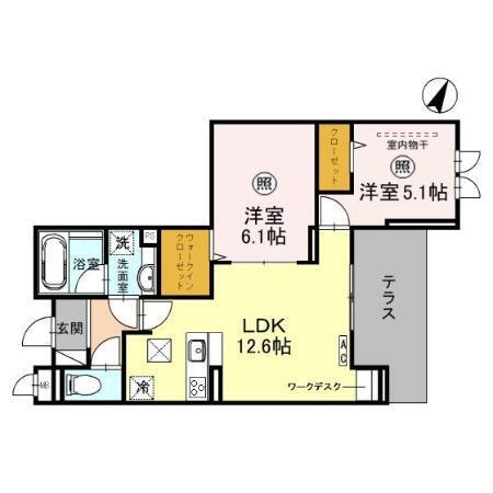 ONARIGOTENｰD（107） 間取り図画像