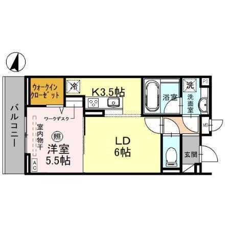 ONARIGOTENｰD（303） 間取り図画像