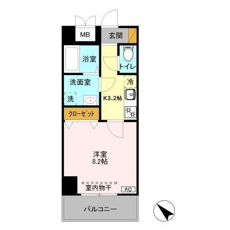 ベルフルール（211） 間取り図画像