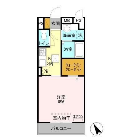 ヴィラグランデ（102） 間取り図画像